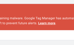 Malware Warning in Google Tag Manager