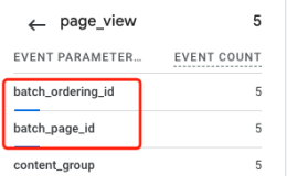 New Event Parameters batch_ordering_id and batch_page_id in GA4