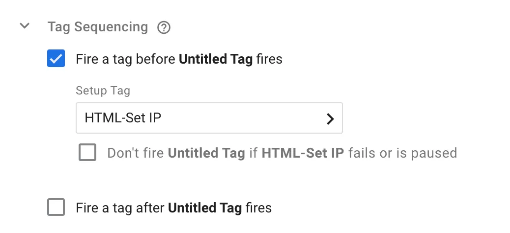 Tag Firing Priority vs. Tag Sequencing in Google Tag Manager Tag Firing Priority vs. Tag Sequencing in Google Tag Manager