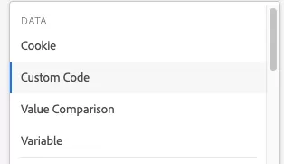 Adobe Launch:Various Rule Event Types and Condition Types Adobe Launch:Various Rule Event Types and Condition Types