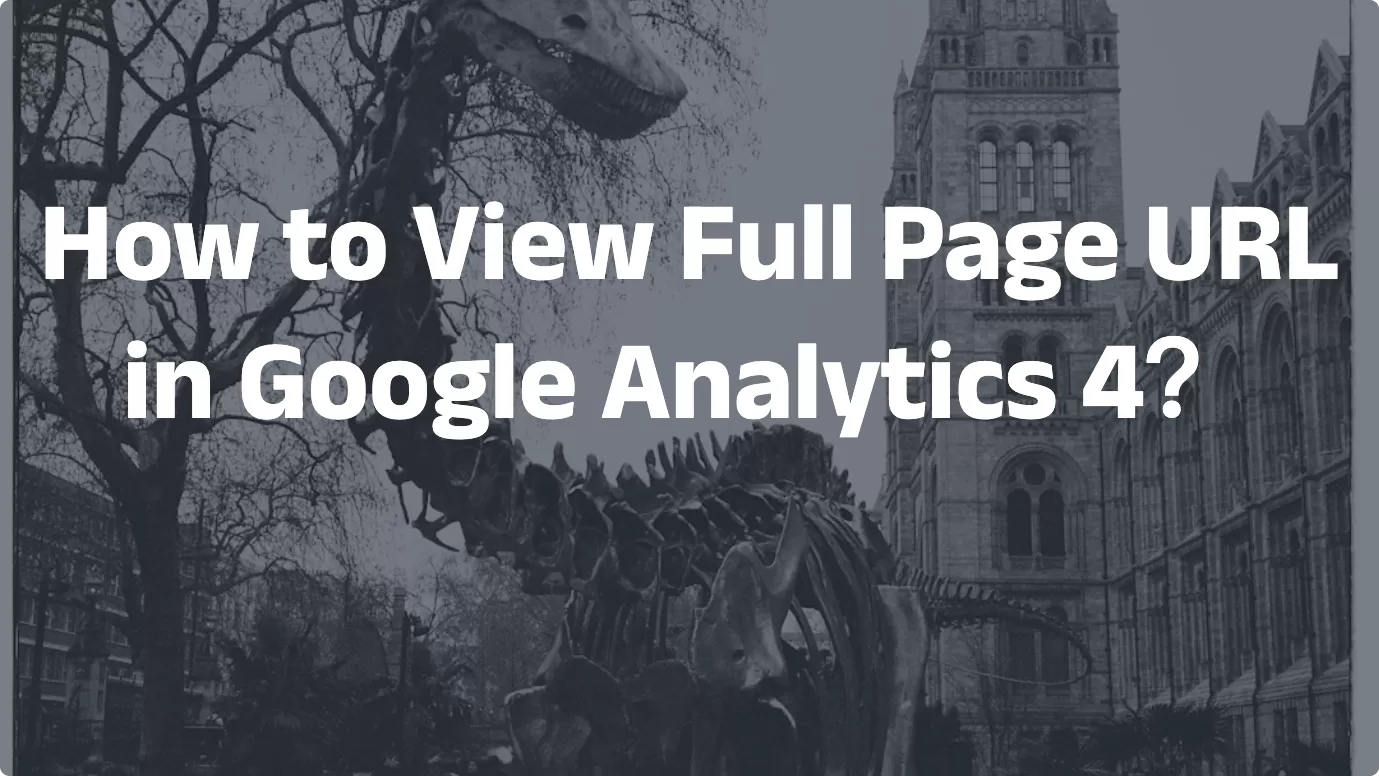 How to View Full Page URL in Google Analytics 4？