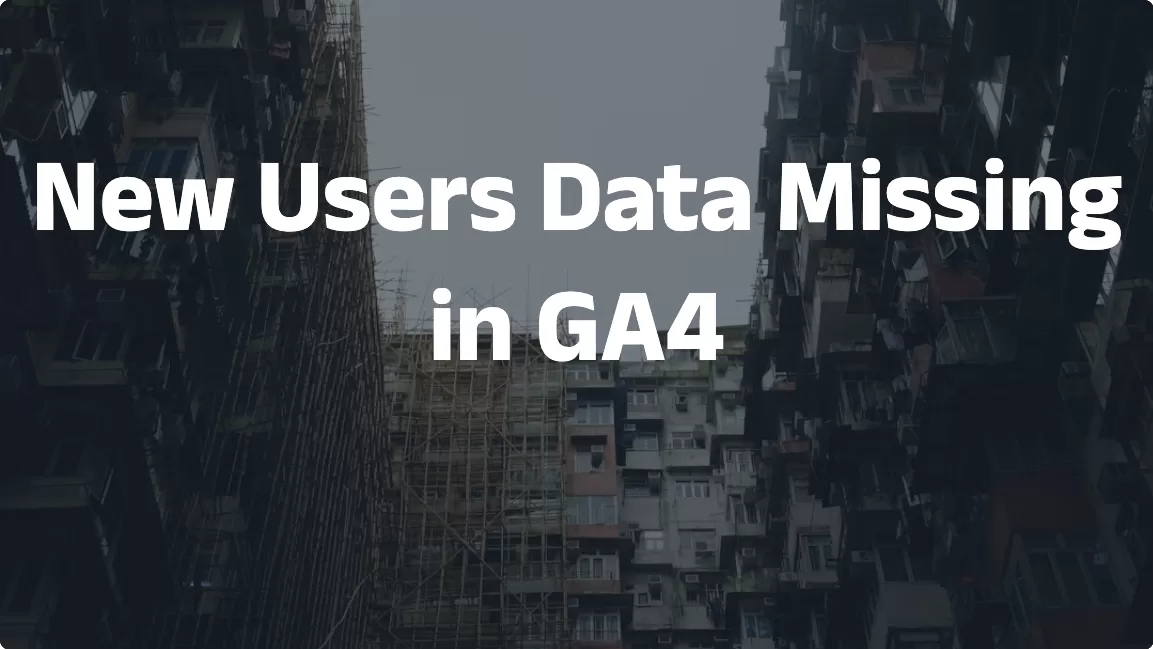 「GA4 Bug」New Users Data Missing in GA4