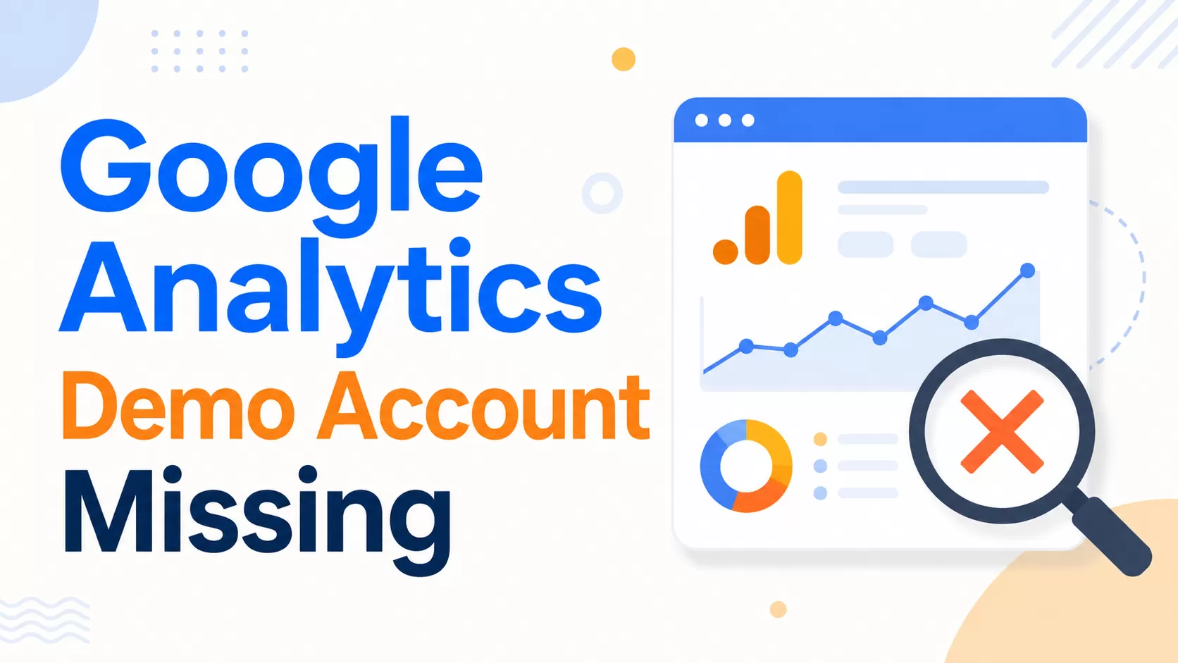 Google Analytics Demo Account Missing